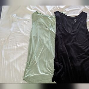 Gap loose fitting tanks super soft $12 for all 3
